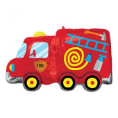 Balão Foil SuperShape Carro Bombeiros 76cm