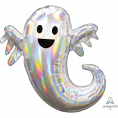 Balão Foil Supershape Fantasma Iridescente
