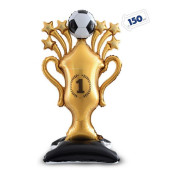 Balão Foil Troféu Futebol 150cm
