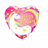 Balão Foil Unicórnio Happy Birthday