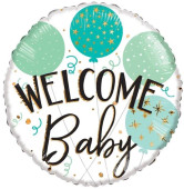 Balão Foil Welcome Baby Balões 45cm