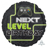 Balão Gaming Next Level Birthday 43cm