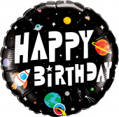 Balão Happy Birthday Astronauta
