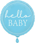 Balão Hello Baby Azul