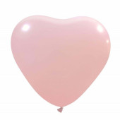 Balão Latex Coração Rosa Bebé 45cm