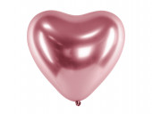 Balão Latex Coração Rose Gold Glossy 12