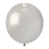 Balão Látex Prateado 19" 48cm