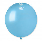Balão Metalizado Azul Claro 19