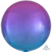 Balão Orbz Azul e Roxo 38cm