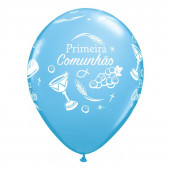 Balão Primeira Comunhão Azul 11