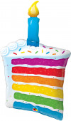 Balão Rainbow Cake & Candle