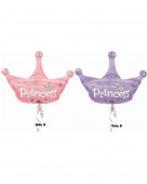 Balão Supershape Coroa Happy Birthday Princess