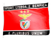 Bandeira Benfica E Pluribus Unum 90x150cm