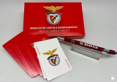Baralho Cartas + Esferográfica Benfica