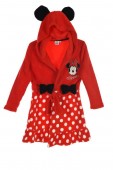 Bata coralina con capucha de Minnie Mouse
