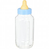 Biberon Plástico Azul Decoração Baby Shower