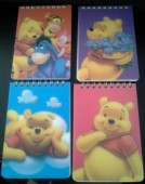 Bloco A6 espiral  Winnie The Pooh, sortido