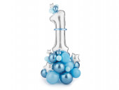 Bouquet de Balões Número 1 Azul