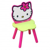 Cadeira Flor Madeira Hello Kitty