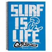 Caderno A4 El Niño Surf