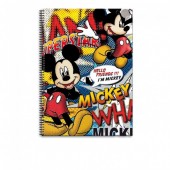 Caderno A4 Hello Friends Mickey Pack 5