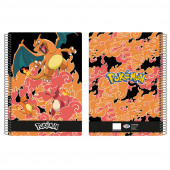 Caderno A4 Pokémon Charmander Evolution