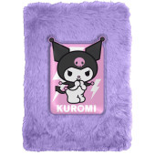 Caderno Peluche Kuromi Hello Kitty