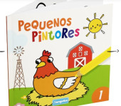 Caderno pintar Pequenos pintores - Animais