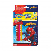 Caixa 12 Lápis + 1 Cor Spiderman Colorino