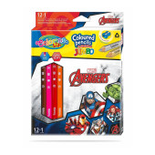 Caixa 12 Lápis + 1 Jumbo Avengers Colorino