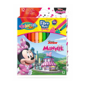 Caixa 12 Marcadores Cónicos Minnie Colorino