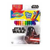 Caixa 12 Marcadores Cónicos Star Wars Colorino