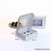 Caixa Branca 6 Brigadeiros/Docinhos Caixa Branca 6 Brigadeiros/Docinhos