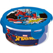 Caixa Recipiente Redondo Spiderman 270ml