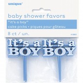 Cake Picks Its a Boy – 8 Und