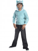 Camisola disfarce Bulbasaur Pokemon com capuz infantil
