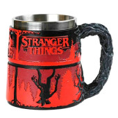 Caneca Aço Inoxidável Stranger Things Upside Down