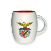 Caneca Barril Branca Benfica