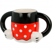 Caneca Cerâmica 3D Corpo Minnie