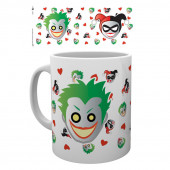 Caneca Cerâmica Harley e Joker DC Comics