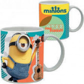 Caneca Cerâmica Minions Guitarra