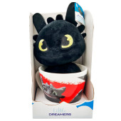 Caneca Cerâmica + Peluche Desdentado Como Treinar o Teu Dragão