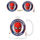 Caneca Cerâmica Spiderman Friendly Neighborhood