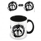 Caneca Cerâmica Star Wars Mandalorian Bounty Hunter