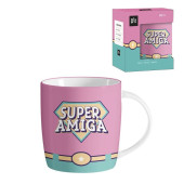 Caneca Cerâmica Super Amiga 350ml
