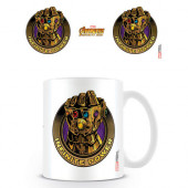 Caneca Cerâmica Thanos Avengers Infinity Power