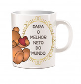 Caneca com Dedicatória Melhor Neto do Mundo