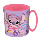 Caneca Plástico Micro-ondas Angel Stitch 390ml