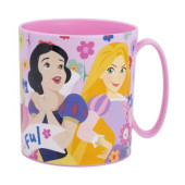 Caneca plástico microondas Princesas Disney 350ml