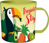 Caneca Plástico Tucan Style 340ml